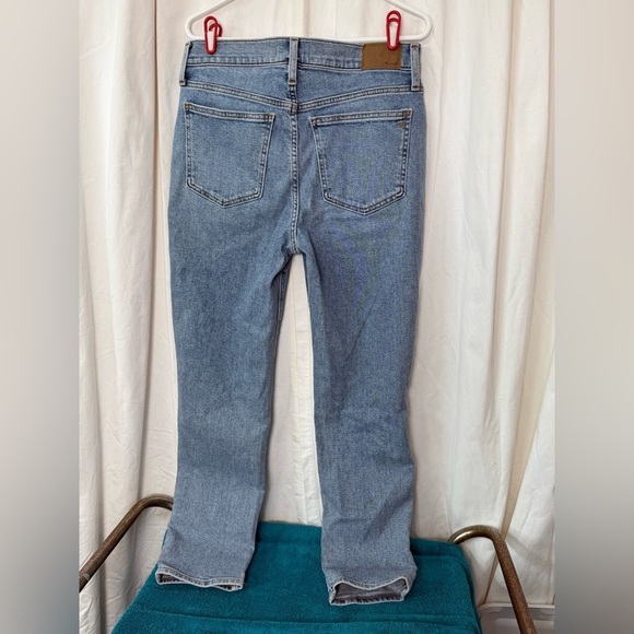 Madewell Distressed Denim Blue Jeans Women's Sz 29 Med. Wash - Picture 2 of 9